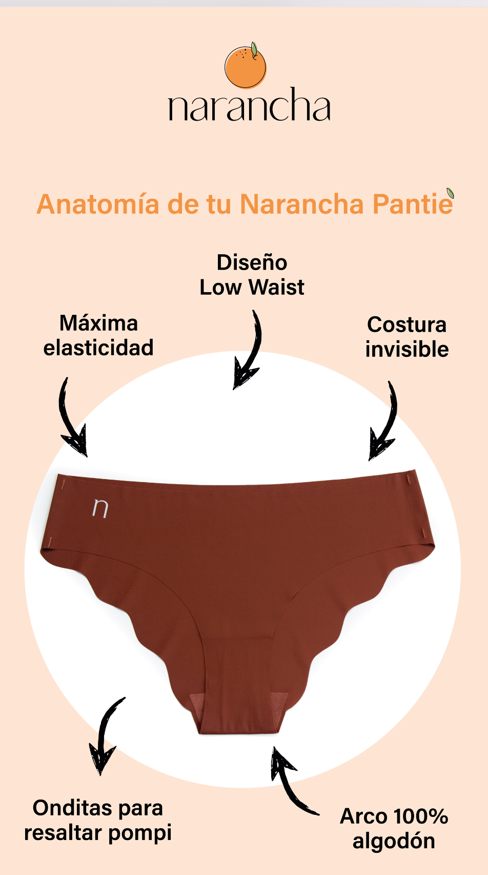 Narancha Low Waist (5 pzs)